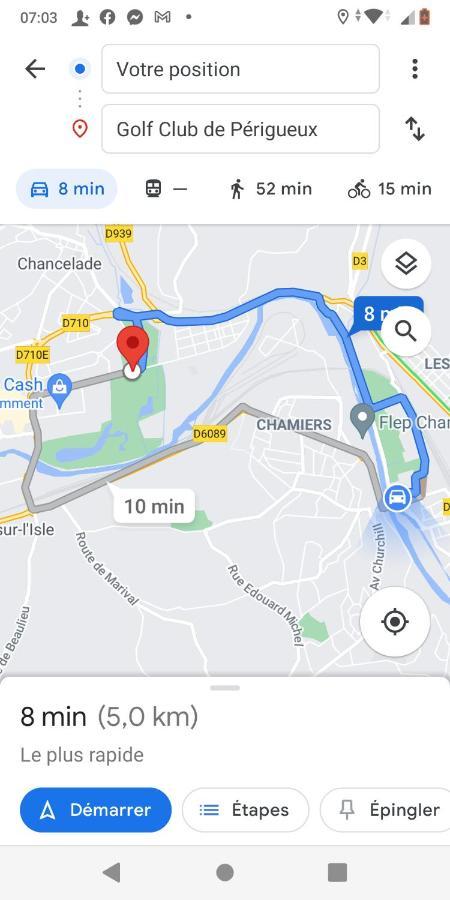 Chambre Cesar B&B- Au 1Er - Villa Chaumonty Périgueux Dış mekan fotoğraf